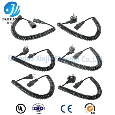 Vinutý napájací kábel sušiča vlasov